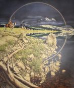 After Bev Doolittle (American b.1947) limited edition colour print 'The Sentinal' ethereal scene