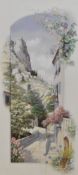 After Peter Motz (Dutch, 1934-2003) colour prints of two eye catching Italian landscape scenes, both
