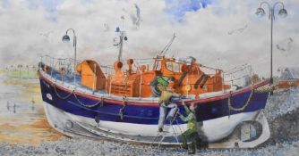 Local interest* B Green (British 20th/21st century) watercolour 'The Herbert Leigh, Dock Museum
