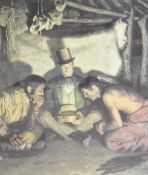 After Tom Lovell (American 1909-1997) colour poster print on paper 'Mr. Bedmer's Music Box' Ft