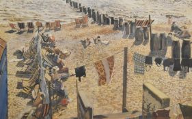 Stanley Spencer (British, 1891-1959) limited edition colour print 'Southwold 1937' a British seasid