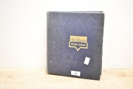 A partly filled Viceroy stamp album