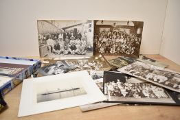 A German games programme dated 1936, sold together with various maritime black and white photos ect