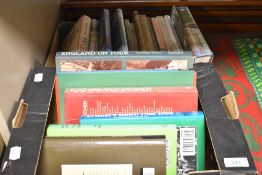 Two box's full of of sporting novels, mainly cricket novels, to include The Dunlop Cricketer's