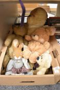 A selection of assorted stuffed toys