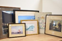 A limited edition print 2/100 entitled Skiddaw and Derwent Water signed GBB to lower left hand