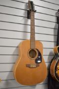 A Norman B18 (12) 12 string acoustic guitar, serial number to headstock 06105202