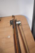 Four violin or cello bows (af)