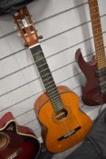 A BM Almeria Spanish classical guitar, sold with padded gig bag