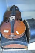 A late 19th Century violin having two piece back, interior label for Wolfe Bros, number 2823 - 1898,