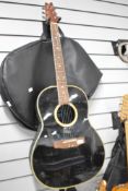 Ovation Applause AE132 Round back electro acoustic. This guitar has a great action and the