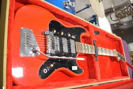 Hofner Galaxie produced in the early 1960s It has several scratches and marks due to its age of