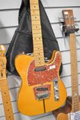 A Harley Benton , Deluxe Series , Fender Telecaster style electric guitar