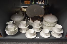 A Wedgwood 'Candlelight' pattern Bone China tea service, to include tureen, sauce boat and tea