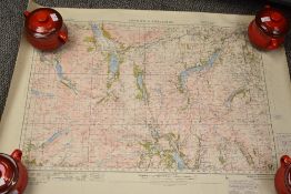 A map of Keswick and Ambleside, sold together with various other maps, (4)