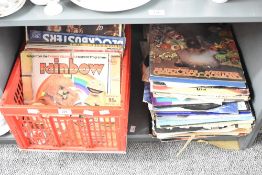 A quantity of records, to include songs from the Thames Television children's programme Rainbow,