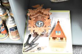 A Hubert Herr Black Forest Cuckoo Clock, h25cm