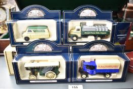 A group of St. Kew Limited Edition Dairy Farm wagons, sold together with two boxes of Lledo model