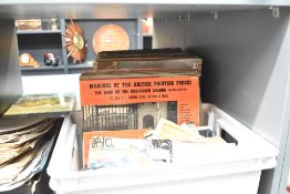 A quantity of records, to include West Side Story, Marches of The British Fighting Forces and Jim