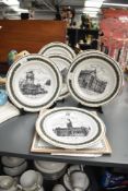 A set of 6 limited edition Barrow-in-Furness plates from The Canterbury Collection, scenes depict