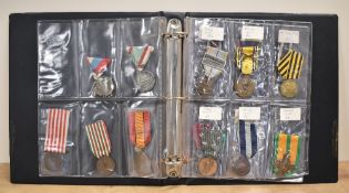 Foreign military medals, mixed lot of sixteen mostly foreign medals, comprising Hungary War Medal