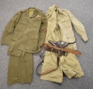 WW2 period Royal West African Frontier Force Officer's Dress Uniform, comprising jacket, trousers,