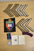 GSM EII clasp CYPRUS impressed naming to 23403267 GNR. J.A. PHILLIPS. R.A. In its named box of
