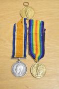 WW1 British War and Victory Medal pair, correctly impressed 19-268 CPL. J. EDGAR. R.IR.RIF. on