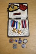 WW2 Royal Navy medal group, comprising 1939-45, Atlantic stars and War Medal, all unnamed as issued,