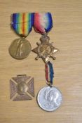 WW1 Royal Navy 1914-15 Star and Victory Medal pair to a Jutland veteran, correctly impressed J.