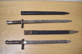 WW2 period Spanish M1913 Mauser bayonet, 39.5cm blade, no maker's name seen, numbered 16647 and