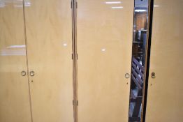 Two vintage Meredew wardrobes