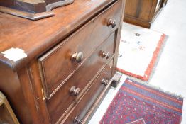 A 19th Century mahogany three drawer chest , approx. width 110cm