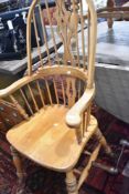 A Windsor style carver chair
