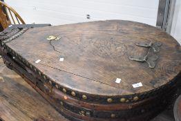 A set of oversized bellows, forge/furnace or similar , length approx, 135cm