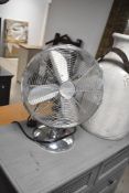 A Levante desk fan