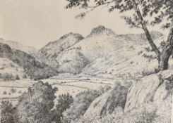 Local interest* After Alfred Wainwright (British 1907-1991) two local scene monochrome prints,