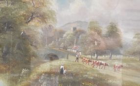 L.T Watson (British 19th/20th century) a pair of oil on canvases, entitled Arundel Castle and Humber