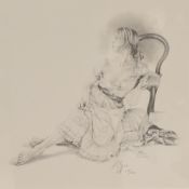 After Kay Boyce (British contemporary) a pair of limited edition monochrome print Louisa I and