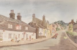 S. Chapman (British 20th century) watercolour 'Move Edge-Brighouse' signed lower left, entitled to