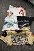 A quantity of Isle of Man Motorsport TT t-shirts, to include an Isle of Man Races 2002 t-shirt a