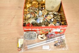 A quantity of pin badges, to include The Queens Silver Jubilee, Olympic Games, Who Dares Wins,