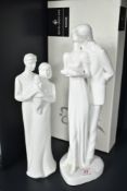 Two Royal Doulton bone china Images Series figure groups 'Family' and 'Happy Anniversary' HN 3254,