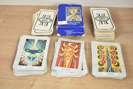 Aleister Crowley (1875 - 1947), A set of divination cards, depicting various symbolic prints, to