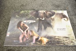 A 2009 Pirelli calendar by Peter Beard, w60cm