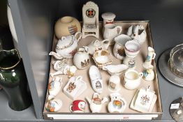 A quantity of ceramic crested China ware, to include Scarborough, Dover and Arms of Kirkey-Kendal
