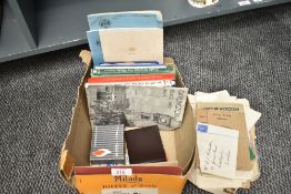 A quantity of books and old letters, to include Flight Briefing For Pilots, United Kingdom &