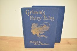 A Grimm's Fairy Tales book illustrated by Arthur Rackham, h26cm