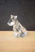 A Swarovski Crystal 'Symbols Series' Dog study, without box or certificate of authenticity.