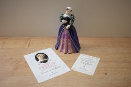 A Royal Doulton bone china limited edition Queens of the Realm figurine 'Mary Queen of Scots' HN
